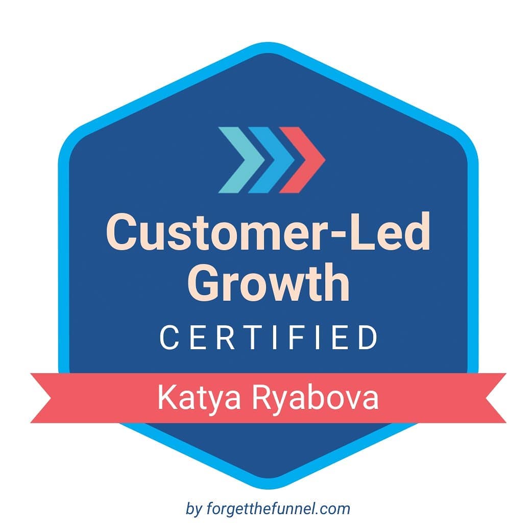 Months in the making... And I'm officially a certified Customer-Led Growth consultant!

Customer-Led Growth is a super-cool framework designed to help companies discover growth opportunities by doing three things:

✔️ Conducting customer research (think surveys and interviews) 
✔️ Understanding their ideal customers' Jobs to Be Done
✔️ Mapping out their ideal customers' journey(s)

This work is so fun and yields incredible results! I'm excited beyond measure to use the CLG framework to help my clients build strategic & sustainable long-term marketing plans.

Want to hear more about it? Of course you do 😀 Book a call with me via the link in my profile!
--
#customerledgrowth #clg #forgetthefunnel #strategybeforetactics #certifiedconsultant #marketingstrategy #customerinsight #smmhq #growthagency